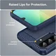 Samsung Galaxy A37 Hoesje Geborsteld TPU Flexibele Back Cover Blauw afbeelding 5