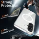 Samsung Galaxy A57 Hoesje Hard Back Cover met MagSafe Transparant afbeelding 10