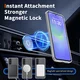 Samsung Galaxy A37 Hoesje Hard Back Cover met MagSafe Transparant afbeelding 9