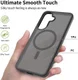 Samsung Galaxy A57 Hoesje met MagSafe Back Cover Matte Zwart afbeelding 5