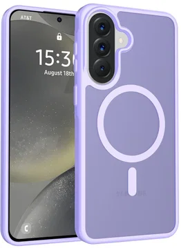 Samsung Galaxy A57 Hoesje met MagSafe Back Cover Matte Paars
