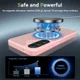 Samsung Galaxy A57 Hoesje met MagSafe Back Cover Matte Roze afbeelding 9