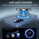 Samsung Galaxy A37 Hoesje met MagSafe Back Cover Matte Blauw afbeelding 9