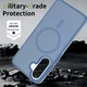 Samsung Galaxy A37 Hoesje met MagSafe Back Cover Matte Blauw afbeelding 7