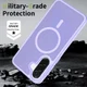 Samsung Galaxy A37 Hoesje met MagSafe Back Cover Matte Paars afbeelding 2
