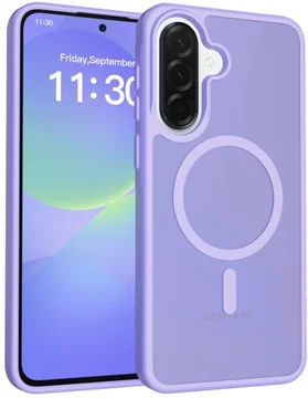 Samsung Galaxy A37 Hoesje met MagSafe Back Cover Matte Paars
