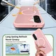 Samsung Galaxy A37 Hoesje met MagSafe Back Cover Matte Roze afbeelding 8