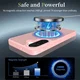 Samsung Galaxy A37 Hoesje met MagSafe Back Cover Matte Roze afbeelding 9