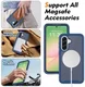 Samsung Galaxy A57 Hoesje Full Protect 360° Cover met MagSafe / Qi2 Blauw afbeelding 6