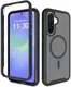 Samsung Galaxy A37 Hoesje Full Protect 360° Cover met MagSafe Zwart afbeelding 1