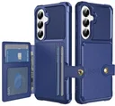 Samsung Galaxy A57 Hoesje 3-in-1 Pasjes Portemonnee Back Cover Blauw