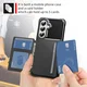 Samsung Galaxy A57 Hoesje 3-in-1 Pasjes Portemonnee Back Cover Zwart afbeelding 5