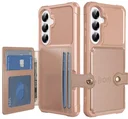 Samsung Galaxy A57 Hoesje 3-in-1 Pasjes Portemonnee Back Cover Roze