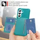 Samsung Galaxy A57 Hoesje 3-in-1 Pasjes Portemonnee Back Cover Groen afbeelding 5
