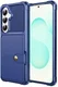 Samsung Galaxy A37 TPU Back Cover met Kunstleren Wallet Blauw afbeelding 2