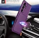 Samsung Galaxy A37 Hoesje 3-in-1 Pasjes Portemonnee Back Cover Paars afbeelding 5