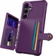 Samsung Galaxy A37 Hoesje 3-in-1 Pasjes Portemonnee Back Cover Paars afbeelding 7