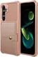 Samsung Galaxy A37 Hoesje 3-in-1 Pasjes Portemonnee Back Cover Roze afbeelding 2