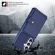 Samsung Galaxy A27 TPU Back Cover met Kunstleren Wallet Blauw afbeelding 2