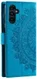 Samsung Galaxy A57 Hoesje Mandala Book Case met Pasjeshouder Blauw afbeelding 6