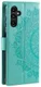 Samsung Galaxy A57 Hoesje Mandala Book Case met Pasjeshouder Groen afbeelding 6