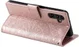 Samsung Galaxy A57 Hoesje Mandala Book Case met Pasjeshouder Roze Goud afbeelding 4