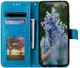 Samsung Galaxy A37 Hoesje Mandala Book Case met Pasjeshouder Blauw afbeelding 2