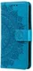 Samsung Galaxy A37 Hoesje Mandala Book Case met Pasjeshouder Blauw afbeelding 5