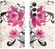 Samsung Galaxy A57 Hoesje Portemonnee Book Case Lotus Print