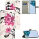 Samsung Galaxy A57 Hoesje Portemonnee Book Case Lotus Print afbeelding 4