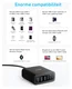 Anker (112W) Desktop Charger 6-in-1 Oplaadstation USB/USB-C Snellader Zwart afbeelding 6