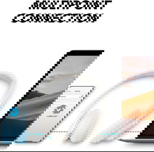 Anker SoundCore Q11i Draadloze Over-Ear Bluetooth 5.3 Koptelefoon Wit afbeelding 5