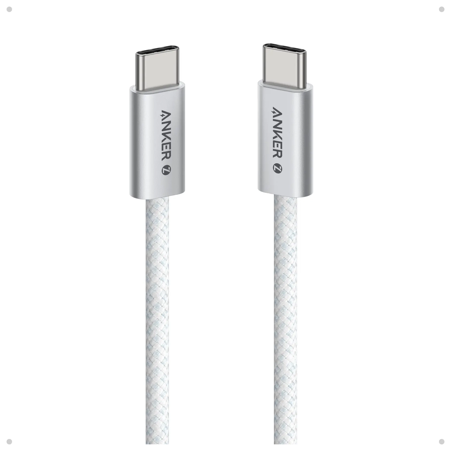 Anker Zolo (240W) USB-C naar USB-C Kabel Ultra Fast Charge 0.9M Wit afbeelding 1