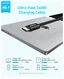 Anker Zolo (240W) USB-C naar USB-C Kabel Ultra Fast Charge 0.9M Wit afbeelding 2
