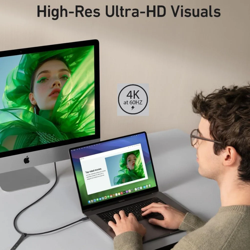 Anker Bio-Based (240W) USB-C naar USB-C Kabel Fast Charge 0.9M Zwart afbeelding 3