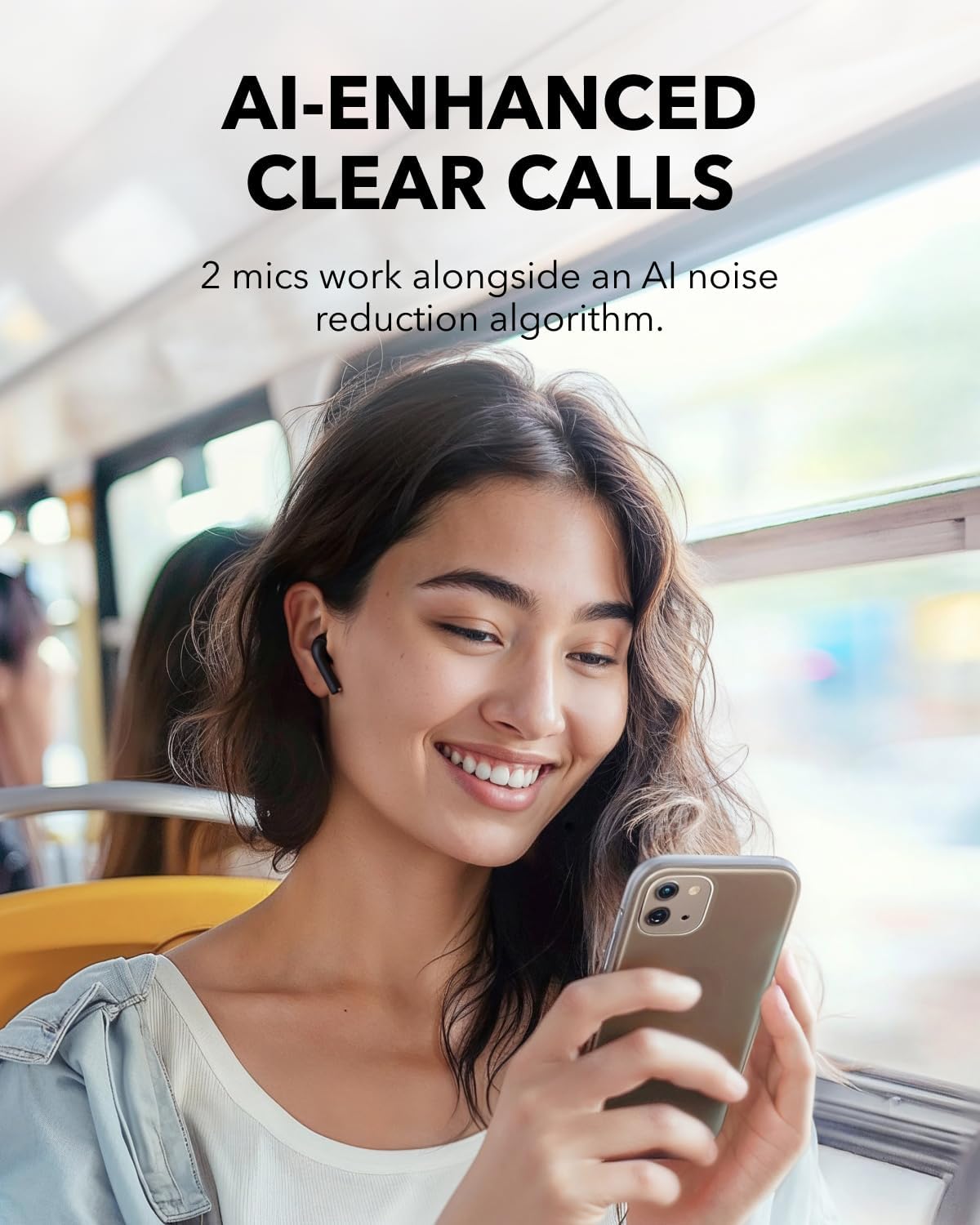 Anker SoundCore K20i Draadloze Bluetooth 5.3 Oordopjes In-Ear Zwart afbeelding 7