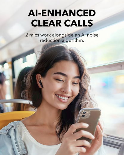 Anker SoundCore K20i Draadloze Bluetooth 5.3 Oordopjes In-Ear Zwart afbeelding 7