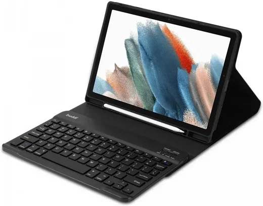Buddi Zuna Samsung Galaxy Tab A11 Plus Hoes met Toetsenbord Book Case Zwart afbeelding 8
