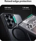 ESR Classic Hybrid Samsung Galaxy S26 Ultra Hoesje MagSafe Transparant Zwart afbeelding 5