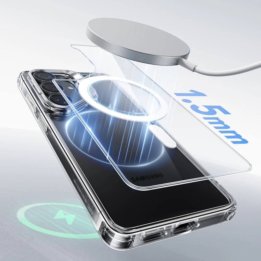 ESR Classic Hybrid HaloLock Samsung Galaxy S26 Hoesje Transparant afbeelding 8