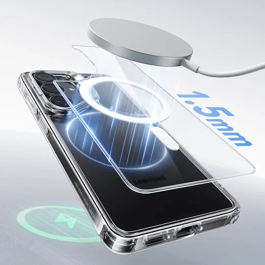 ESR Classic Hybrid HaloLock Samsung Galaxy S26 Hoesje Transparant afbeelding 8