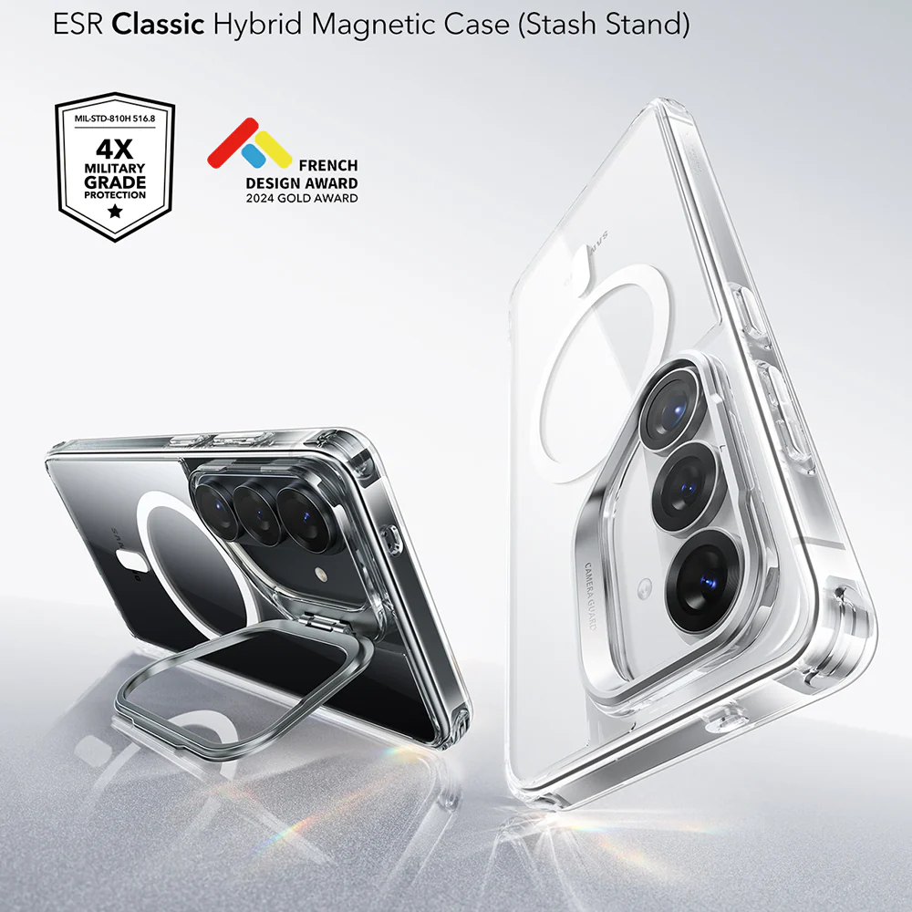 ESR Classic Hybrid HaloLock Samsung Galaxy S26 Hoesje Transparant afbeelding 2