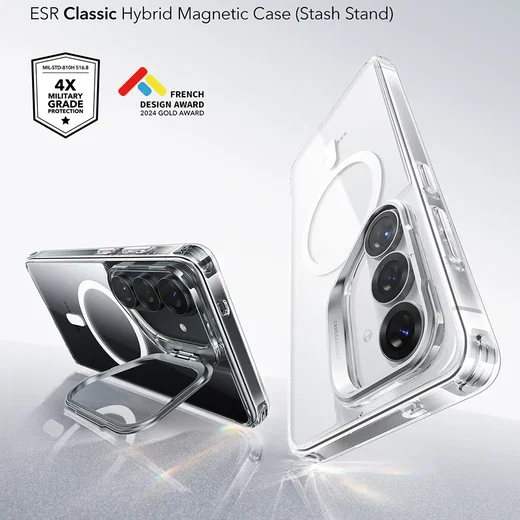 ESR Classic Hybrid HaloLock Samsung Galaxy S26 Hoesje Transparant afbeelding 2
