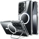 ESR Classic Hybrid MagSafe Samsung Galaxy S26 Plus Hoesje met Stand Transparant afbeelding 1
