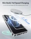 ESR Classic Hybrid MagSafe Samsung Galaxy S26 Ultra Hoesje met Stand Transparant afbeelding 5