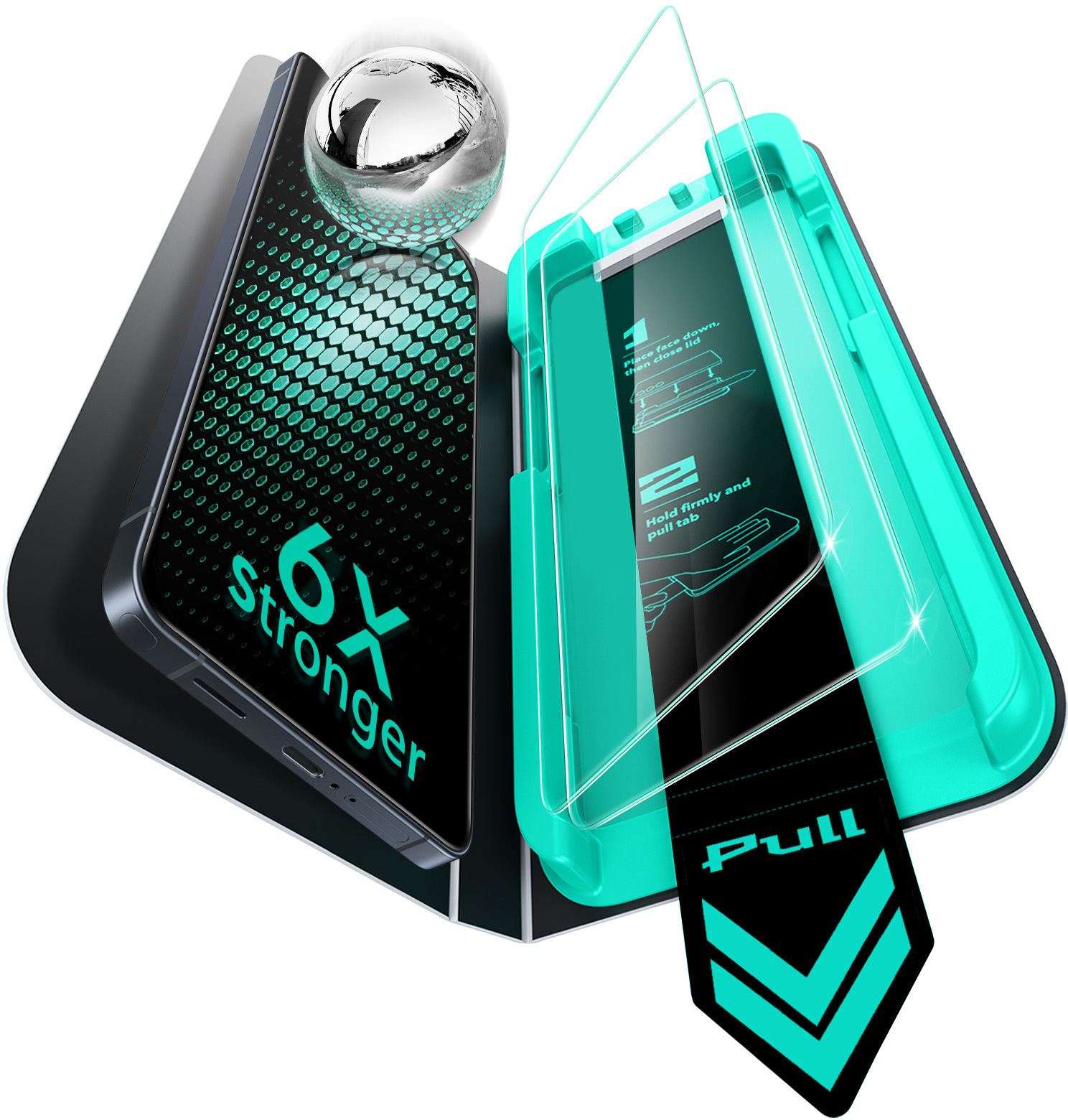 ESR UltraFit Armorite Samsung S26 Ultra Screen Protector Tempered Glass (2-Pack) afbeelding 1