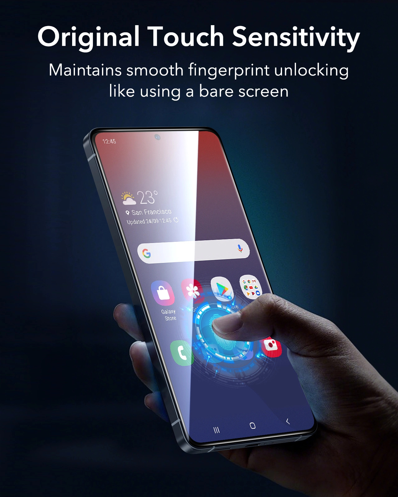 ESR UltraFit Armorite Samsung S26 Ultra Screen Protector Tempered Glass (2-Pack) afbeelding 9