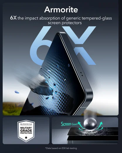 ESR UltraFit Armorite Privacy Samsung Galaxy S26 Ultra Tempered Glass (1-Pack) afbeelding 5