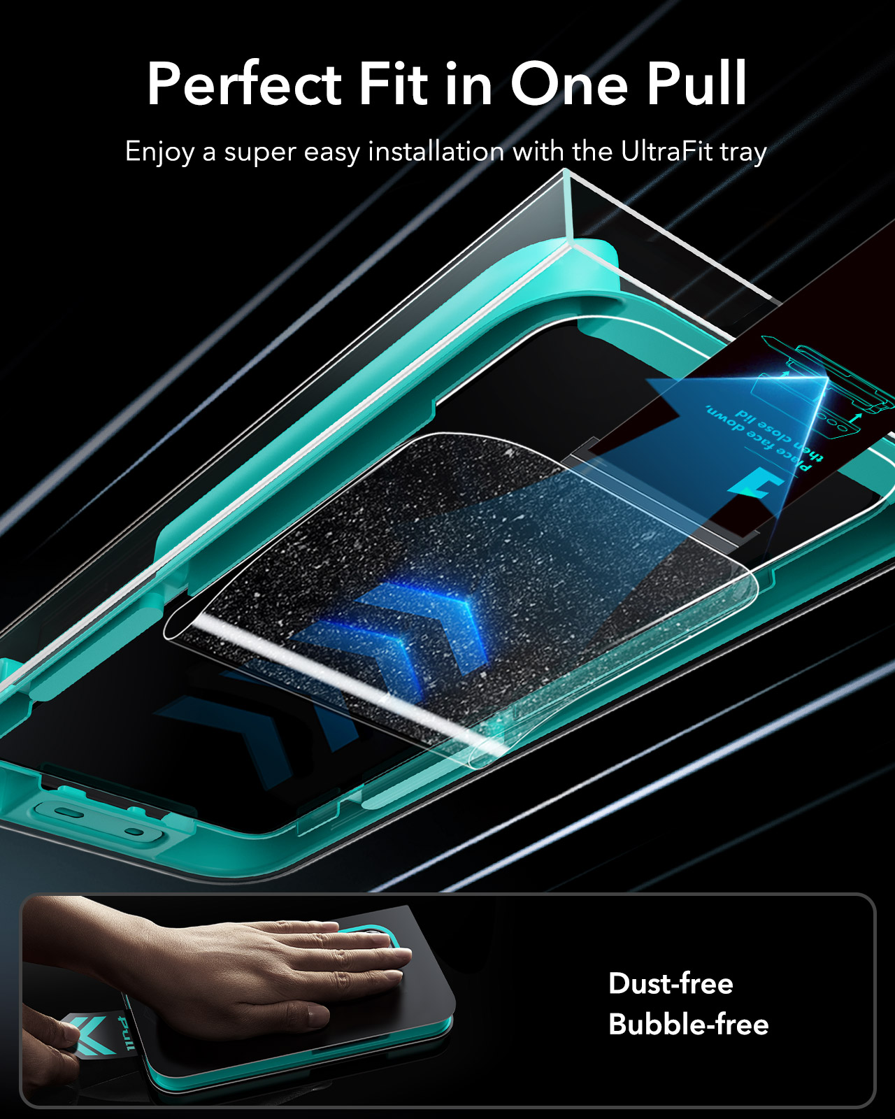 ESR UltraFit Armorite Privacy Samsung Galaxy S26 Ultra Tempered Glass (1-Pack) afbeelding 3
