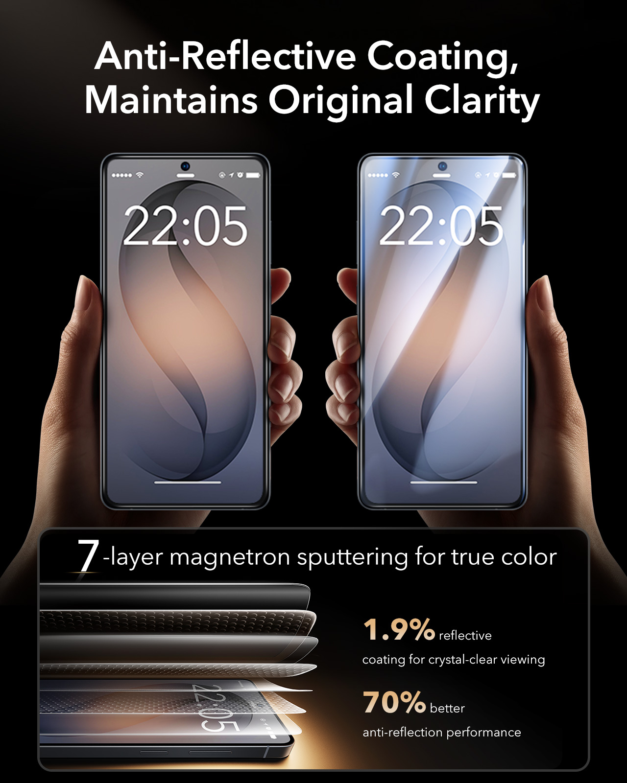 ESR UltraFit Armorite Pro Samsung Galaxy S26 Ultra Tempered Glass afbeelding 5